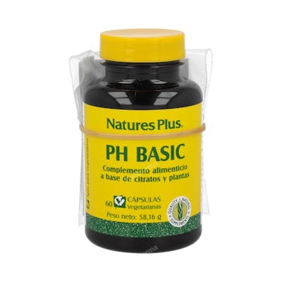 Natures Plus Ph Basic Correcteur du Terrain Acide 60 Gélules Natures Plus Ph Basic Correcteur du Terrain Acide 60 Gélules