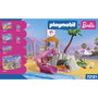 PLAYMOBIL Barbie Café De Playa 72121 - Jeu de Parc Aquatique Malibu avec Toboggans, Langue Espagnole