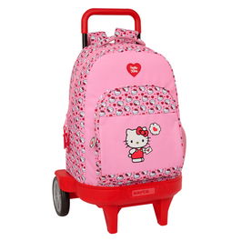 Cartable à roulettes Hello Kitty Rose 33 x 45 x 22 cm