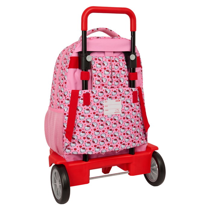 Cartable à roulettes Hello Kitty Rose 33 x 45 x 22 cm