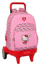 Safta Mochila à roulettes Compact Evol. Ext. Hello Kitty 33x45x22 cm Sac à dos enfant dès 3 ans