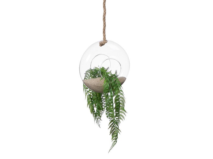 GIFTDECOR Jarrón Bola Colgar Cuerda Abombado Pequeño GIFTDECOR Jarrón Bola Colgar Cuerda Abombado Pequeño