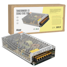BX3 LIGHT BX3-TRIP25200W17A Transformateur LED 12VDC 200W/17A IP20 Alimentation AC/DC pour Bandeaux LED