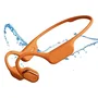 D-Jix Triton 600 - Écouteurs à conduction osseuse sans fil Bluetooth et MP3 - 32 Go - Autonomie 15h - Résistance IP68 - Microphone à réduction de bruit - Couleur Orange