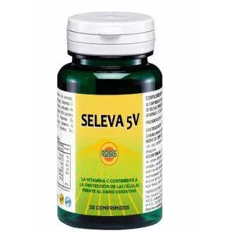 ROBIS Seleva 5 V 30 comprimés - Complément alimentaire cardiovasculaire et immunitaire ROBIS Seleva 5 V 30 comprimés - Complément alimentaire cardiovasculaire et immunitaire
