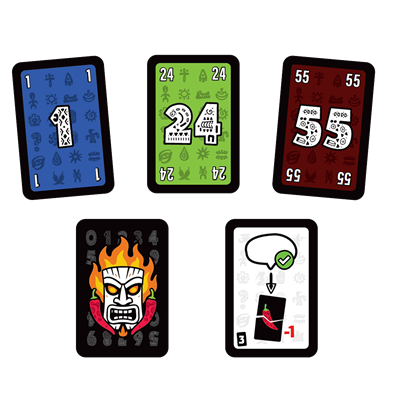 Asmodee Jeu de Société Pili Pili - Jeu de Cartes, Stratégie et Paris, 3-6 Joueurs, dès 8 Ans