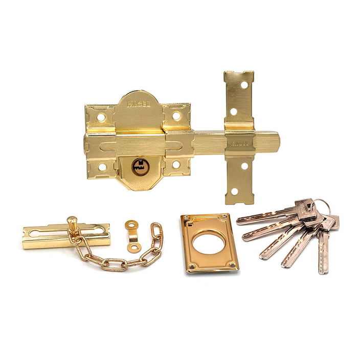 Serrure de sécurité Micel crr11 86l/50 Acier Laiton 50 mm Recouvrir