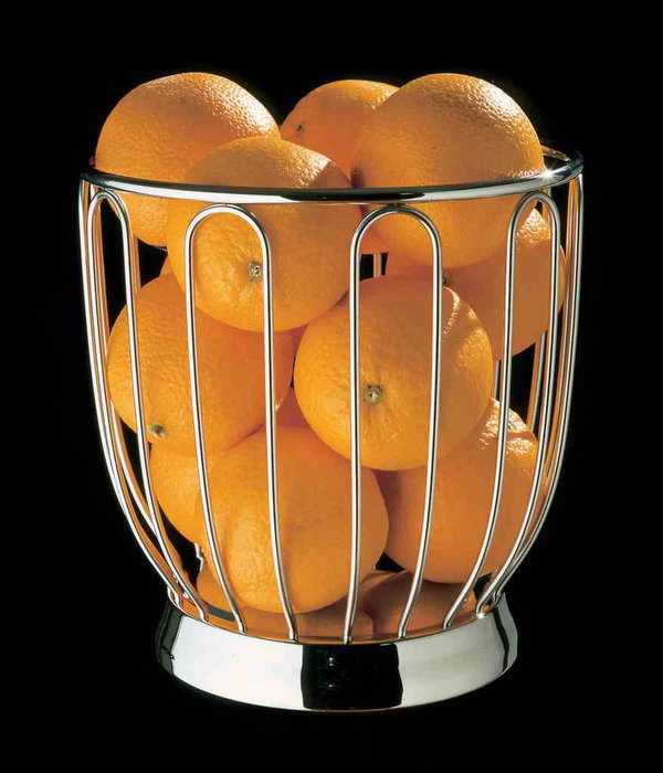Alessi 370 - Cesto para cítricos (panier à agrumes) en acier inoxydable 18/10 22cm - Design classique depuis 1952 pour bar