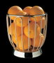 Alessi 370 - Cesto para cítricos (panier à agrumes) en acier inoxydable 18/10 22cm - Design classique depuis 1952 pour bar