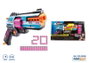 Zuru X-Shot Pro Spinshot avec 20 darts
