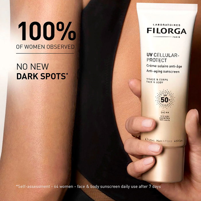 Laboratoires Filorga UV CELLULAR-PROTECT Crème Solaire Anti-Âge Visage et Corps SPF50+ 125 ml Laboratoires Filorga UV CELLULAR-PROTECT Crème Solaire Anti-Âge Visage et Corps SPF50+ 125 ml