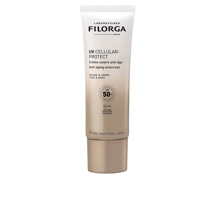 Laboratoires Filorga UV CELLULAR-PROTECT Crème Solaire Anti-Âge Visage et Corps SPF50+ 125 ml Laboratoires Filorga UV CELLULAR-PROTECT Crème Solaire Anti-Âge Visage et Corps SPF50+ 125 ml