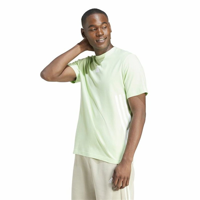T-shirt à manches courtes homme Adidas Fi 3Bandas Regular Vert clair