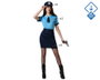 Déguisement de police femme bleu XS-S