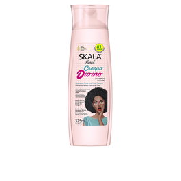 Skala - Shampoing Divine Curls 325 ml - Soin nettoyant enrichi pour boucles très serrées et afro (types 3C à 4C) avec système PROFIX - Sans sulfates
