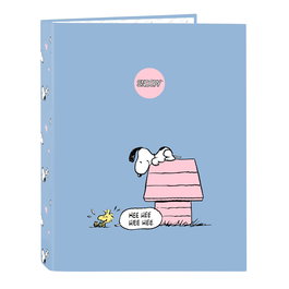 Reliure à anneaux Snoopy A4 26.5 x 33 x 4 cm