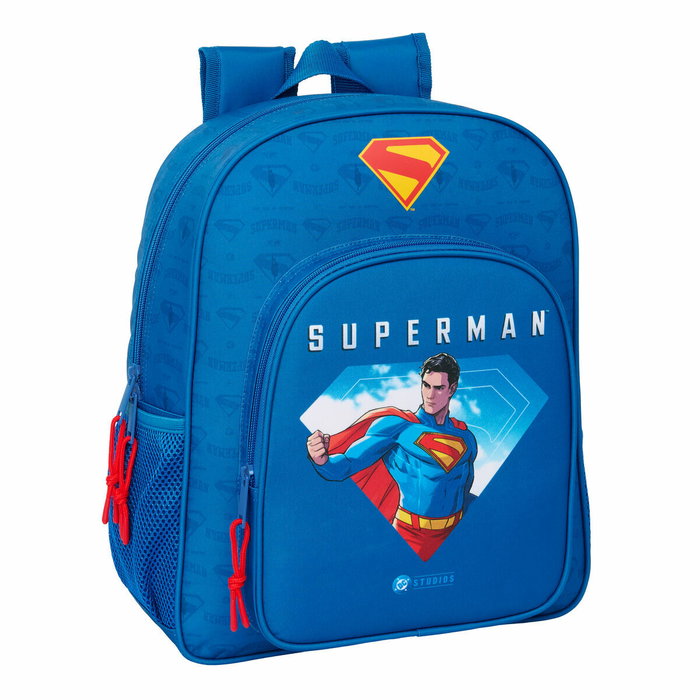 Cartable Superman Bleu 32 x 38 x 12 cm