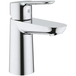 Grohe BauEdge Mitigeur lavabo monotrou monocommande Taille S - Design moderne, technologie économie d'eau 5 l/min, cartouche céramique Long-Life 28 mm