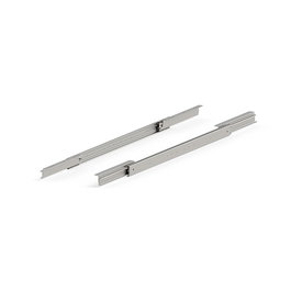 POTTKER - Glissière extensible bidirectionnelle Basic H37 1116.275 - Longueur fermée 750 mm avec blocage - Pour 1 tablero de 500 mm en ouverture centrale