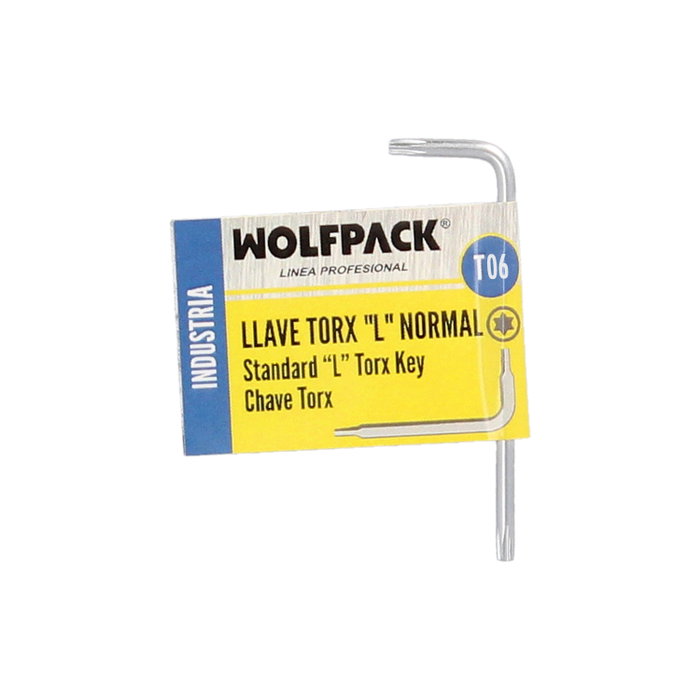 WOLFPACK LINEA PROFESIONAL Clé Torx Standard T06 WOLFPACK LINEA PROFESIONAL Clé Torx Standard T06