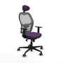 Piqueras y Crespo Chaise de Bureau avec Appui-tête 1D036G1 Violet