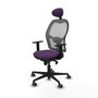 Piqueras y Crespo Chaise de Bureau avec Appui-tête 1D036G1 Violet