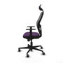 Piqueras y Crespo Chaise de Bureau avec Appui-tête 1D036G1 Violet