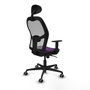 Piqueras y Crespo Chaise de Bureau avec Appui-tête 1D036G1 Violet