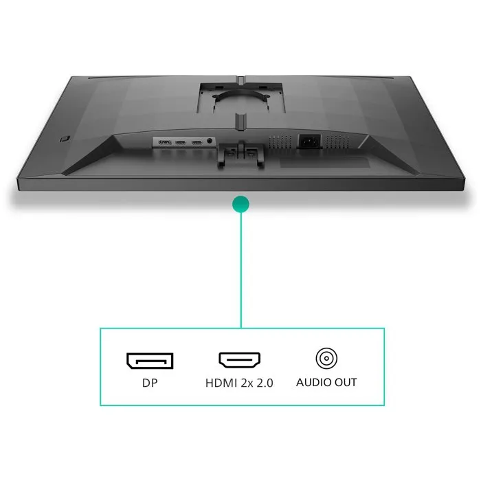 Philips 27M2N3800A/00 - Écran PC Gaming 27 Pouces 4K UHD / FHD 160 Hz / 320 Hz, Dalle IPS 0.5 ms, Réglable en Hauteur, Hub USB, HDR 400