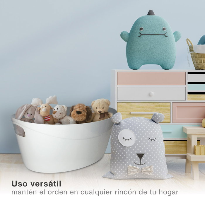 Dovelis Cesto multiusos ovalado 37L Blanco