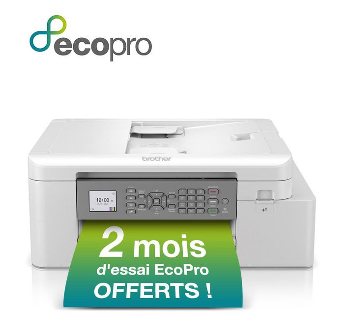 Brother MFC-J4335DW - Imprimante multifonction couleur 4-en-1 professionnelle avec Wi-Fi, recharge automatique de documents 20 pages et cartouches haute capacité