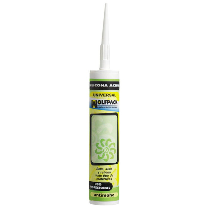 Wolfpack Silicone acide gris 280 cm³ Wolfpack Silicone acide gris 280 cm³