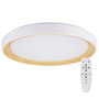 Plafonnier LED décoratif circulaire 40 W CCT 3 000-6 000 K Blanc avec télécommande