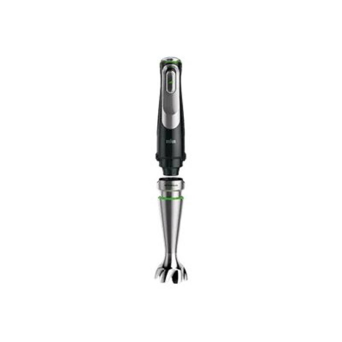Braun MQ9187XLI - Mixeur plongeant Multiquick 1200 W Noir - Puissant pour soupes, smoothies et plus