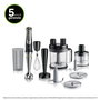 Braun MQ9187XLI - Mixeur plongeant Multiquick 1200 W Noir - Puissant pour soupes, smoothies et plus