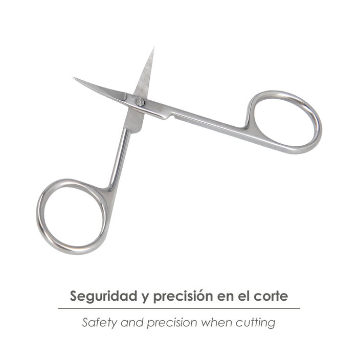 WOLFPACK LINEA PROFESIONAL Ciseaux de manucure courbes 100 mm