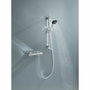 Grohe Ensemble de douche Precision Trend avec mitigeur thermostatique, pommeau 3 jets et barre 60 cm, Chrome