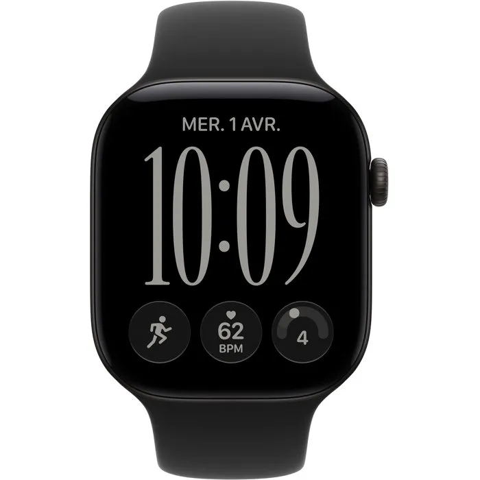 Apple Watch Series 12 GPS - 46mm - Boîtier Aluminium Noir - Bracelet Sport Noir S/M Apple Watch Series 12 GPS - 46mm - Boîtier Aluminium Noir - Bracelet Sport Noir S/M