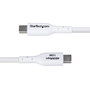 Câble USB Startech USB2AC3MNCWHE Blanc 3 m