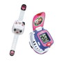 VTech - Montre interactive éducative Pandy Patitas - La Maison des Poupées de Gabby - Apprentissage de l'heure, chronomètre, alarme - Réf. 80,561822 - Pour enfants 2 ans et plus