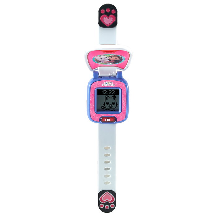 VTech - Montre interactive éducative Pandy Patitas - La Maison des Poupées de Gabby - Apprentissage de l'heure, chronomètre, alarme - Réf. 80,561822 - Pour enfants 2 ans et plus VTech - Montre interactive éducative Pandy Patitas - La Maison des Poupées de Gabby - Apprentissage de l'heure, chronomètre, alarme - Réf. 80,561822 - Pour enfants 2 ans et plus