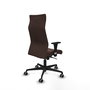 Piqueras Y Crespo Fauteuil Albacete Marron Foncé avec Mécanisme Synchrone et Bras 1D