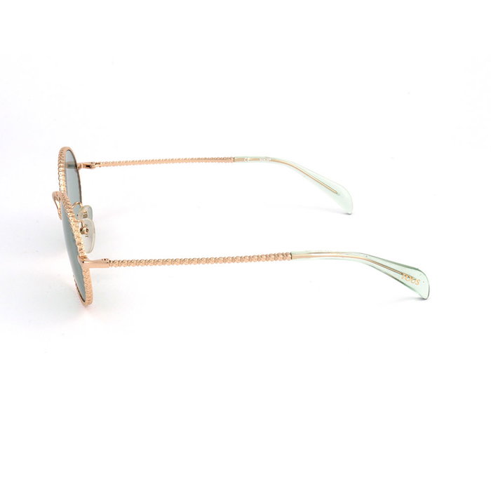 Tous STO392 Lunettes de soleil femme monture métallique ovalisée 52mm verres UV400 135mm