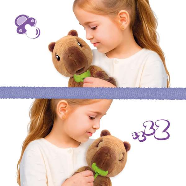 Imc Toys Peluche Baby Paws Capybara nouveau-né