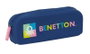 Safta Portatodo Cuadrado Benetton "Cool" - Porte-tout silicone carré 18.5 x 7.5 x 5.5 cm - Âge recommandé 3 ans