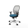 Piqueras y Crespo Chaise de Bureau 1D086N0 Blanc Vert pétrole