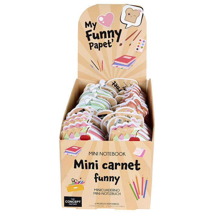 The Concept Factory Mini Libreta Soft Touch Funny Assortie The Concept Factory Mini Libreta Soft Touch Funny Assortie