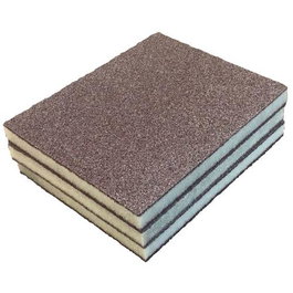 Burcasa Lot de 3 Disques Abrasifs 125x100x12 mm Grain 0.60 Moyen