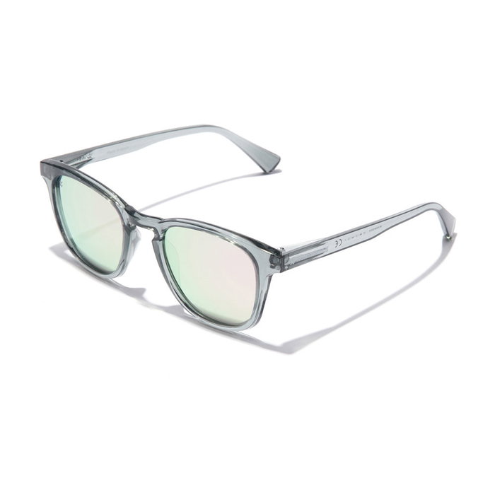Northweek Lunettes de Soleil Polarisées WALL Gris Unisexe Rectangulaire UV 400 Monture Nylon Noir