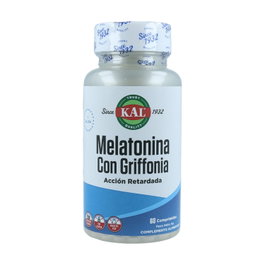 Kal Mélatonine avec Griffonia 60 comprimés